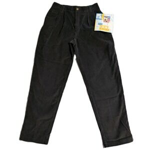 Vintage P.S. Gitano Corduroy Pants Womens‎ 12 Short NWT Pleated Tapered